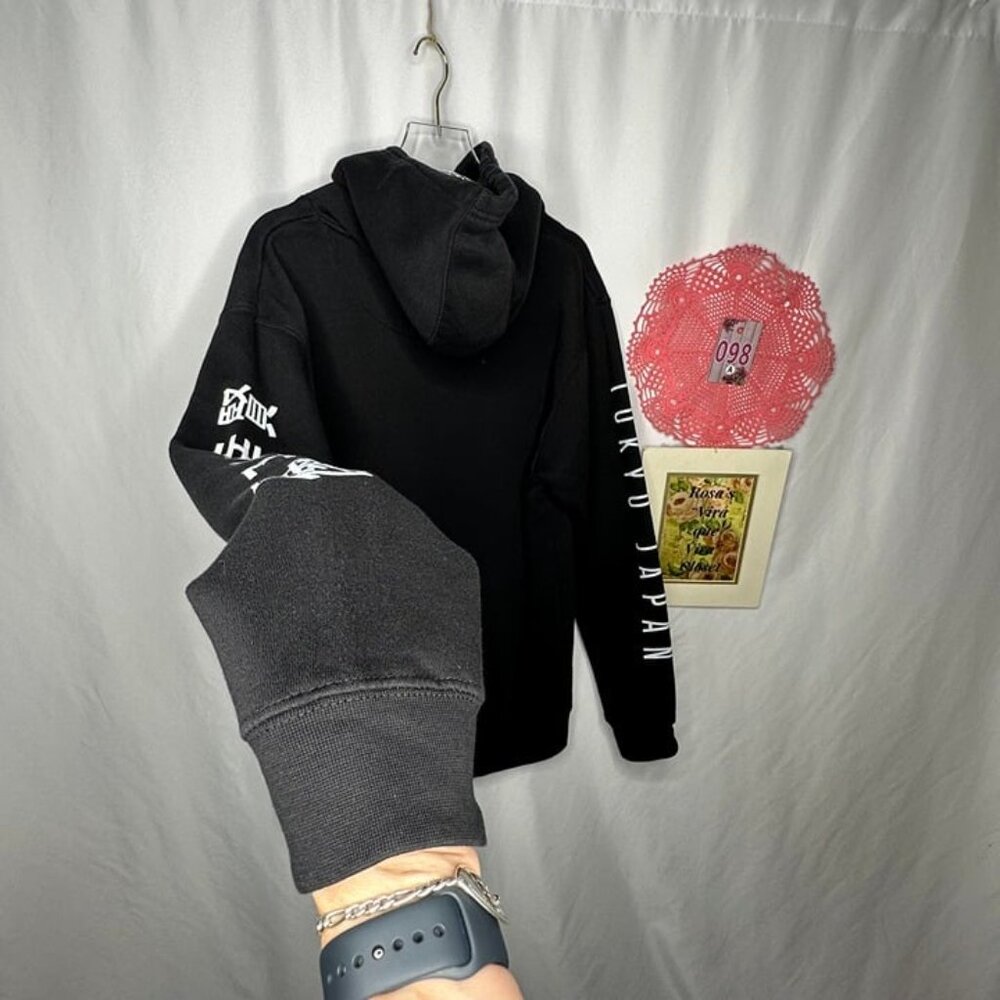 Tuned In Tokyo Wavy Hoodie Black Large (Zuni Sportswear) - Picture 6 of 8